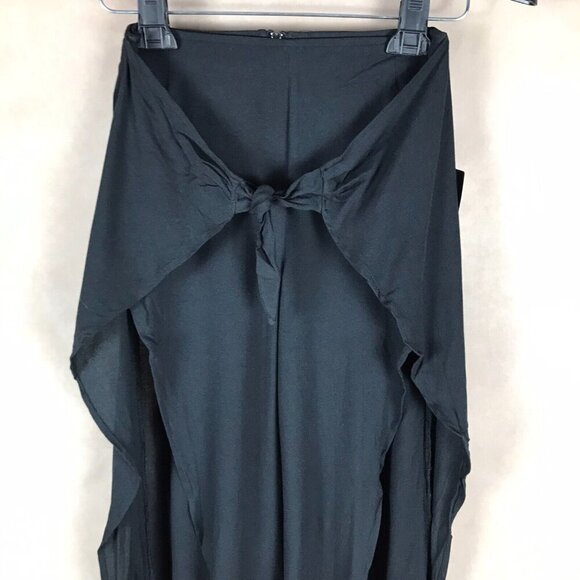 Material Girl Black Wrap-Front Palazzo Pants NWT XXS - Picture 10 of 12